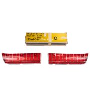 1967 Oldsmobile Delta 88 Lower Tail Light Lenses With Guide Markings 1 Pair NOS
