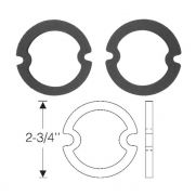 1946 1947 1948 1949 1950 1951 1952 1953 1954 Buick, Oldsmobile, And Pontiac (See Details) Back Up Light Lens Rubber Gaskets 1 Pair