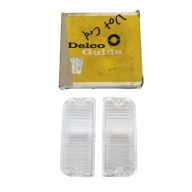1964 1965 Buick Special And Skylark (EXCEPT Wagons) Back Up Lens With Guide Markings 1 Pair NOS