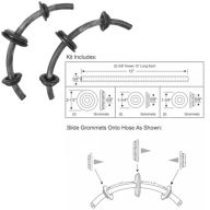 1966 1967 1968 Buick, Oldsmobile, and Pontiac (See Details) Power Window Door Conduit Set (8 Pieces)