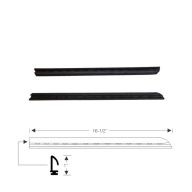 1968 1969 1970 1971 1972 Buick, Oldsmobile, And Pontiac 4-Door Hardtop (See Details) Side Window Leading Edge Rubber Weatherstrips 1 Pair
