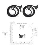 1965 1966 1967 Buick, Oldsmobile, And Pontiac (See Detail) 4-Door 4-Window Hardtop Front Door Rubber Weatherstrips 1 Pair