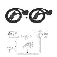 1973 1974 1975 1976 1977 Buick, Oldsmobile, And Pontiac 2-Door Hardtop (See Details) Door Rubber Weatherstrips 1 Pair