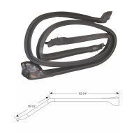 1973 1974 1975 1976 1977 Buick, Oldsmobile, And Pontiac 2-Door Hardtop (See Details) Roof Rail Rubber Weatherstrips 1 Pair