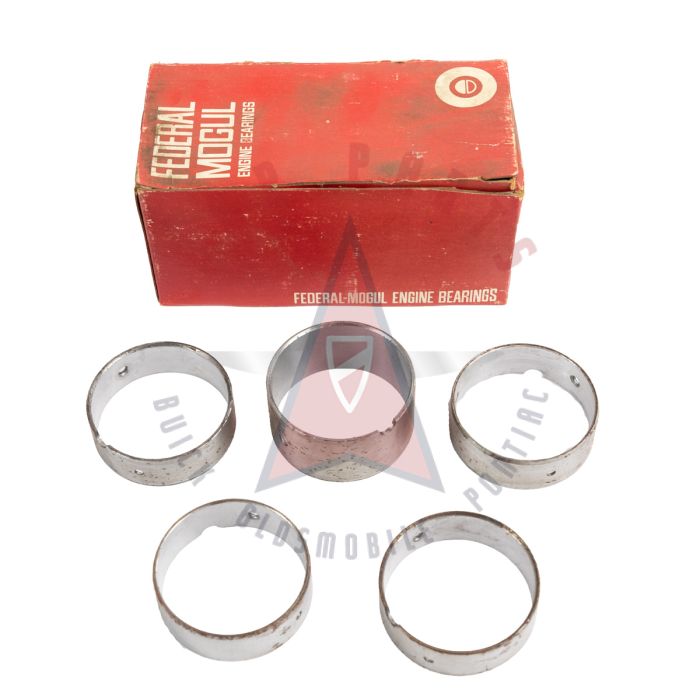 1956 1957 1958 1959 1960 1961 1962 Pontiac 316, 347, And 389 V8 Engine Camshaft Bearing Set (5 Pieces) NORS