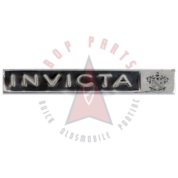 1960 Buick Invicta Right Passenger Side Fender Emblem USED