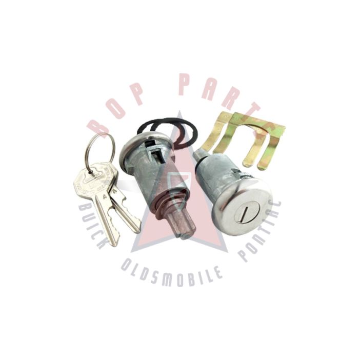 1961 Buick A-Body Models Front Door Lock Set WITH Two Octagon Head Keys [Original Style]