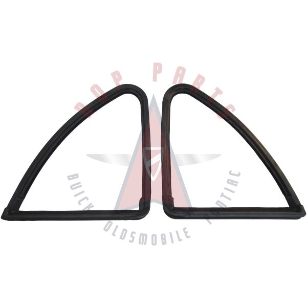 1954 Buick (See Details) Rear Quarter Vent Window Rubber Weatherstrips 1 Pair