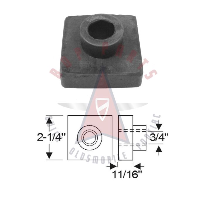 1961 1962 1963 1964 Pontiac Bonneville And Catalina 2-Door Convertible (See Details) Square Body Mount