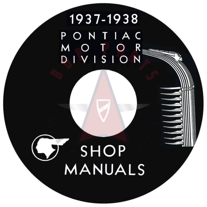 1937 1938 Pontiac Shop Manual [CD]