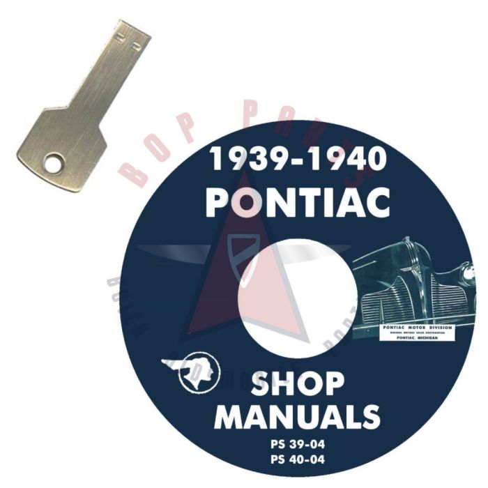 1939 1940 Pontiac Shop Manuals [USB Flash Drive]