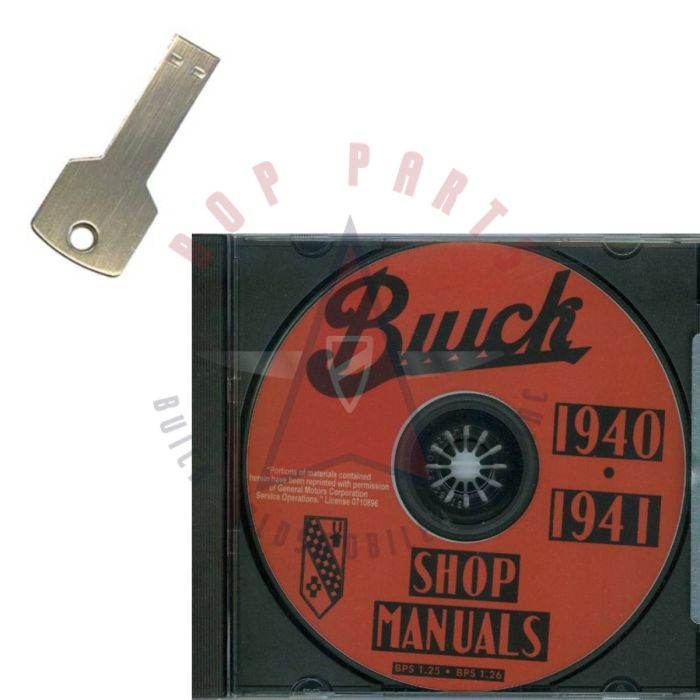 1940 1941 Buick Shop Manuals [USB Flash Drive]