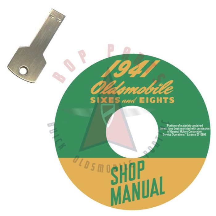 1941 Oldsmobile Shop Manual [USB Flash Drive]