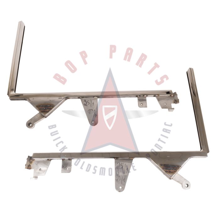1959 1960 Buick Electra 225 and Oldsmobile Series 98 2-Door Convertible Lower Rear Quarter Window Frames (1 Pair)