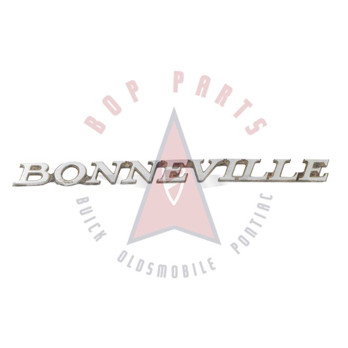 1971 1972 Pontiac Bonneville Trunk Script Emblem NOS