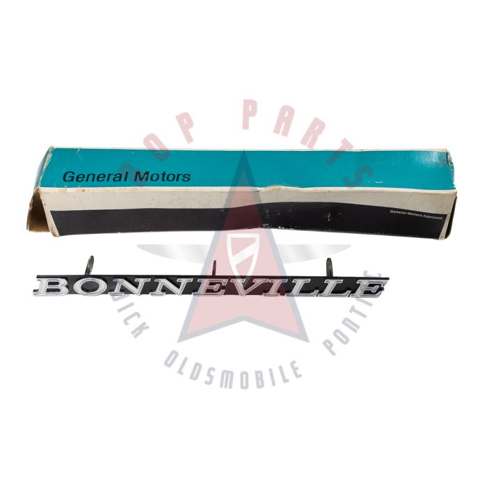 1971 Pontiac Bonneville Grille Script Emblem NOS