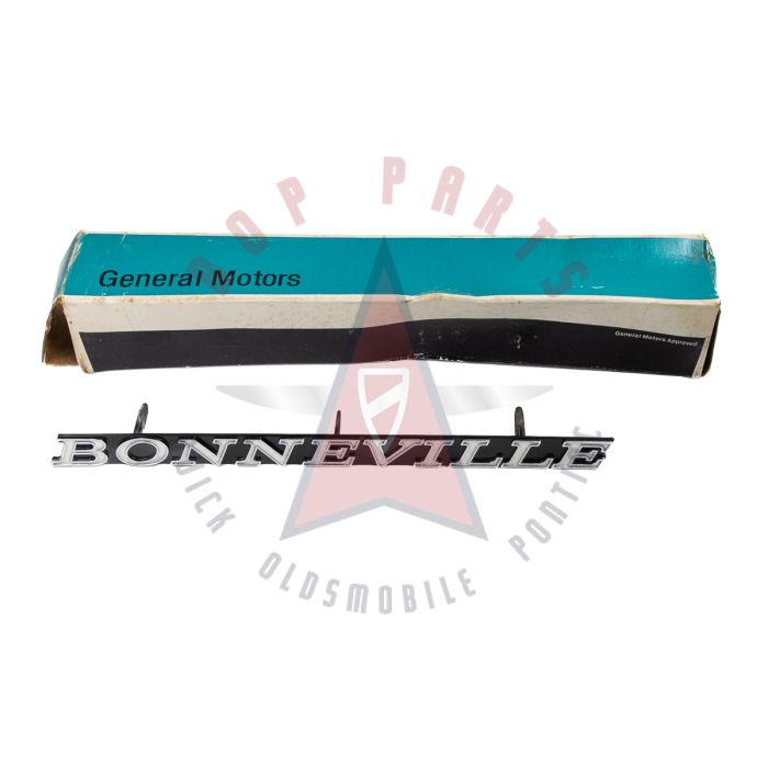 1971 Pontiac Bonneville Grille Script Emblem NOS