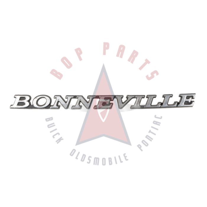 1971 1972 Pontiac Bonneville Front Fender Emblem NOS