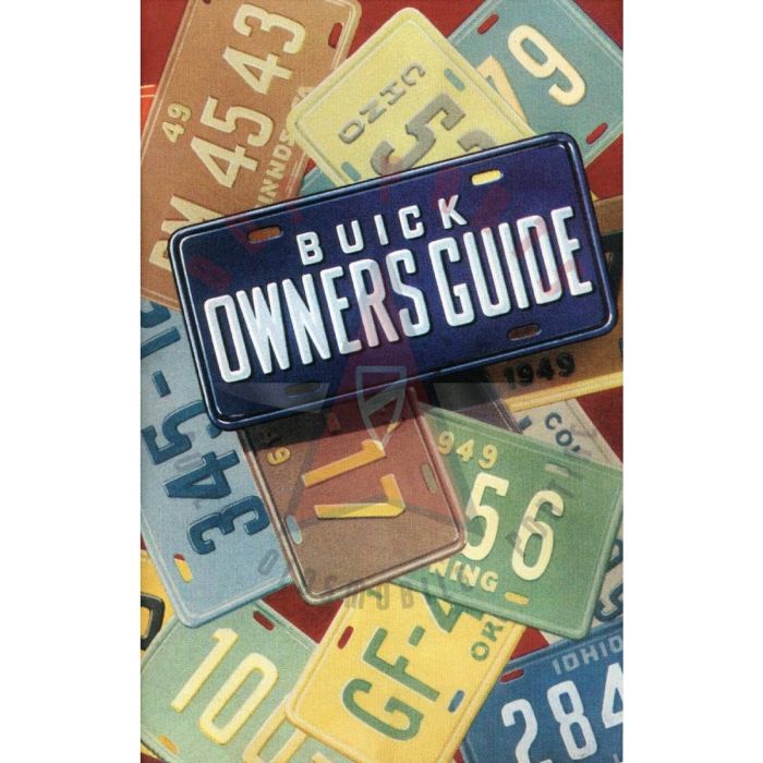 1949 Buick Owner's Manual [PRINTED BOOK]