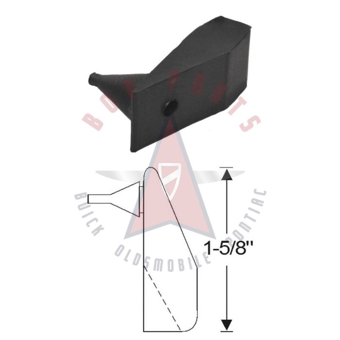 1955 1956 1957 1958 Buick (See Details) Hood Bumper 