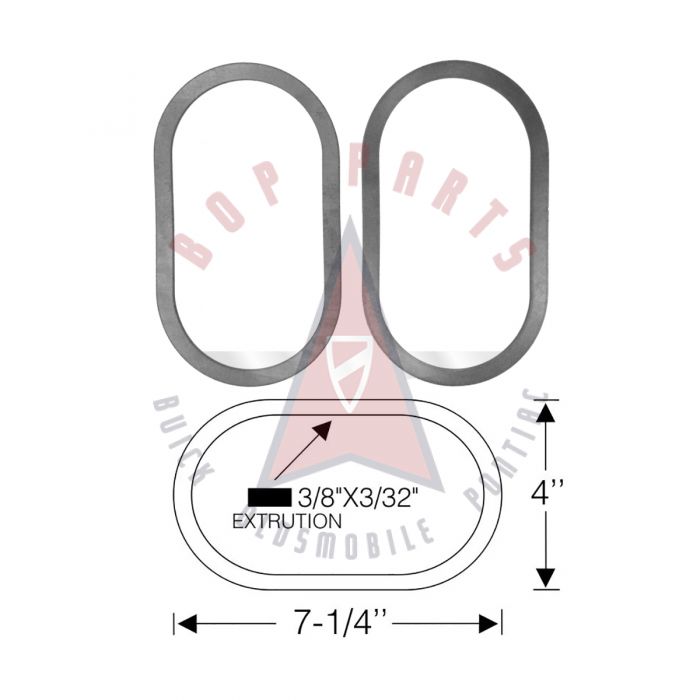 1950 1951 1952 1953 Buick (See Details) Tail Light Housing To Fender Gaskets 1 Pair