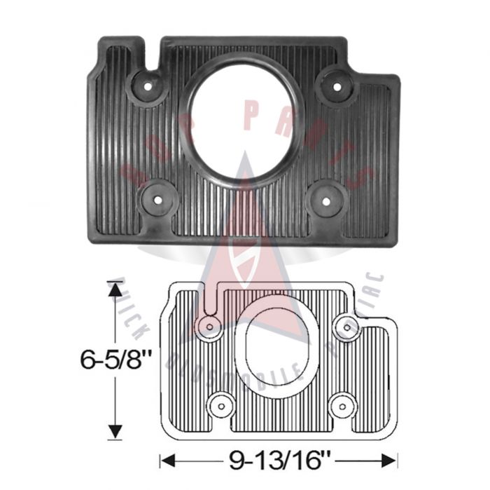 1957 1958 Buick Steering Column Floorplate