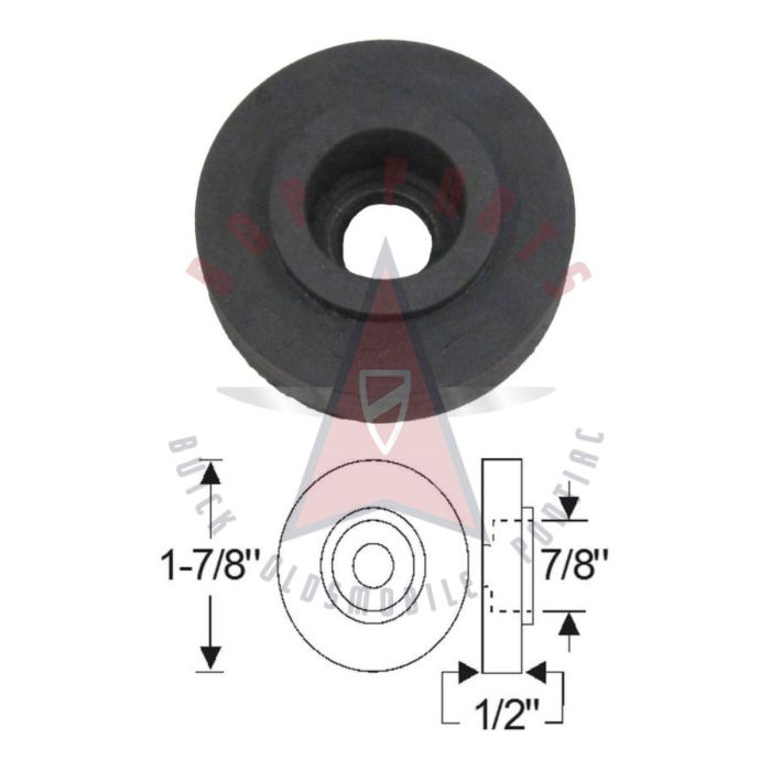 1950 1951 1952 1953 1954 1955 1956 Buick and Oldsmobile (See Details) Round Rubber Body Mounting Pad