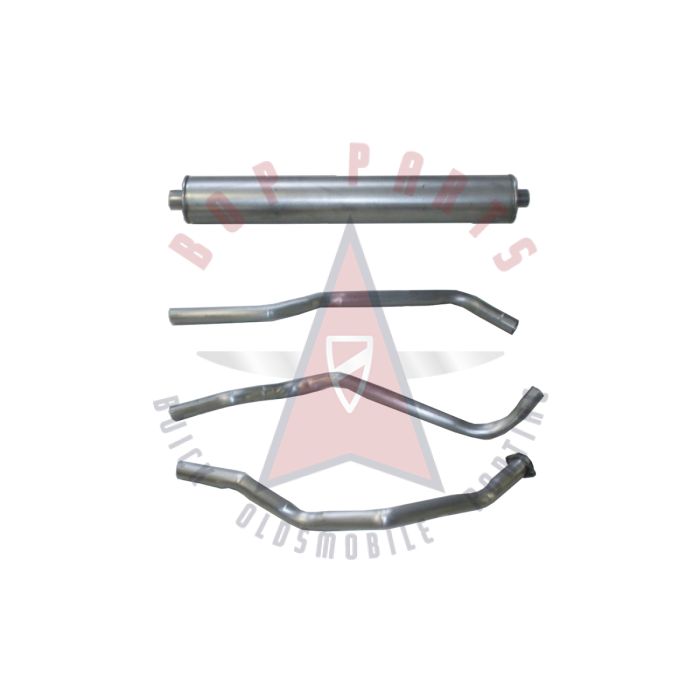 1950 1951 1952 1953 1954 Pontiac Aluminized Single Exhaust System