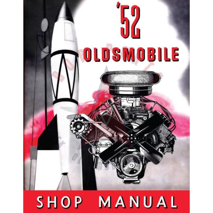 1952 Oldsmobile Shop Manual [PRINTED BOOK]