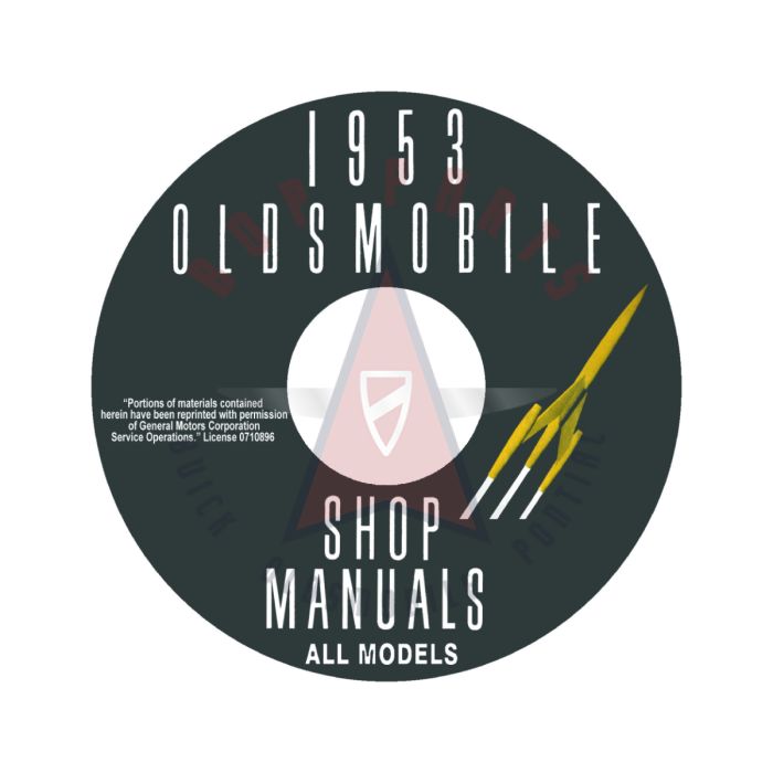 1953 Oldsmobile Shop Manual and Dynaflow Service Manual Supplement [CD]