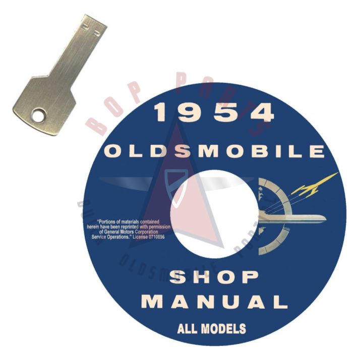 1954 Oldsmobile Shop Manual [USB Flash Drive]