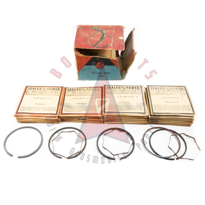 1934 1935 1936 Buick (See Details) 233 And 235 Engine Piston Ring .040 Set (32 Pieces) NORS