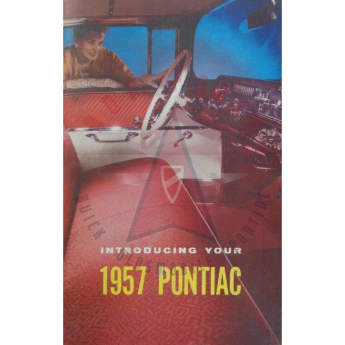 1957 Pontiac Owner's Manual [PRINTED BOOK]