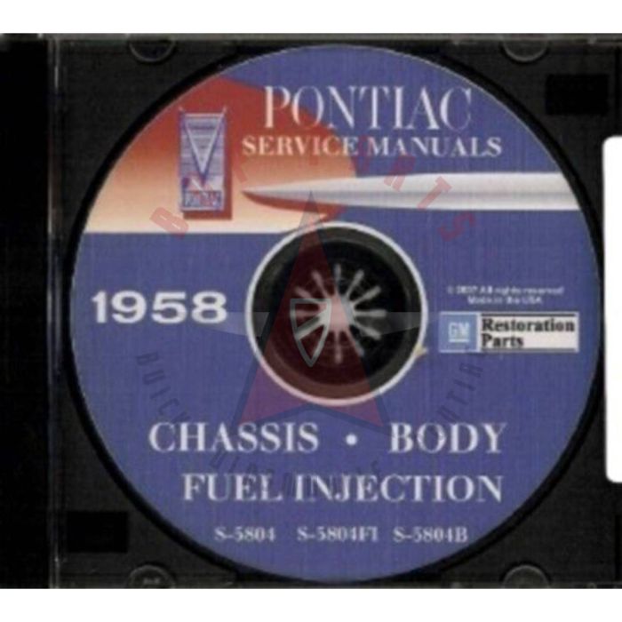 1958 Pontiac Chassis, Body, and Fuel Injection Service Manuals [CD]