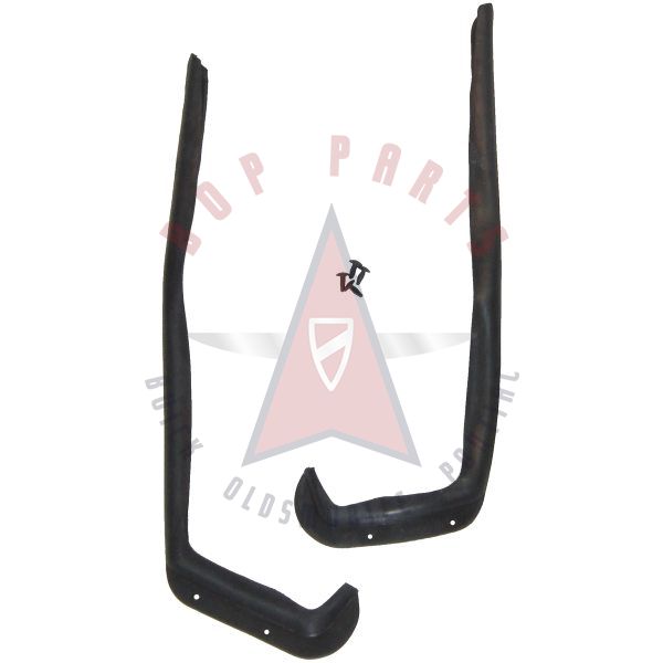 1954 1955 1956 1957 Buick, Oldsmobile, And Pontiac (See Details) Front Door Auxiliary J Rubber Weatherstrips 1 Pair