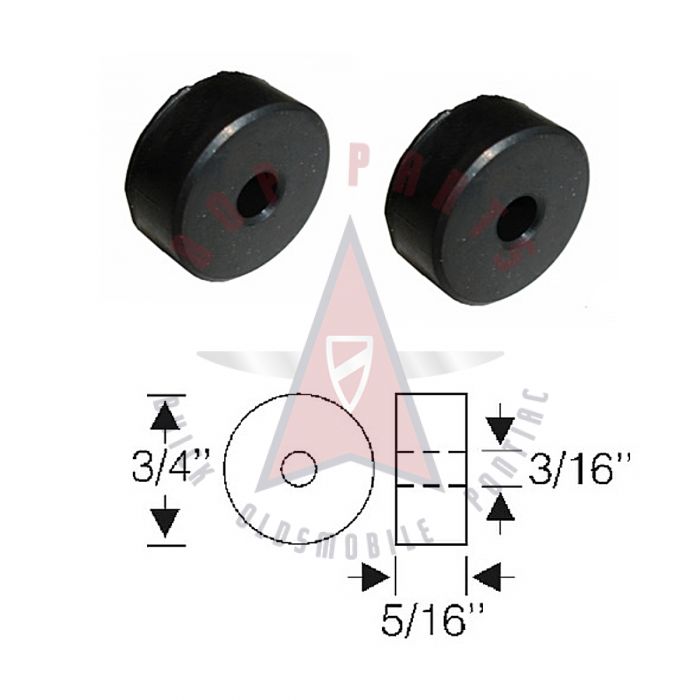 1939 1940 1941 1942 1946 1947 1948 1949 1950 1951 1952 Buick, Oldsmobile, And Pontiac (See Details) Chrome Molding Rubber Washers 1 Pair