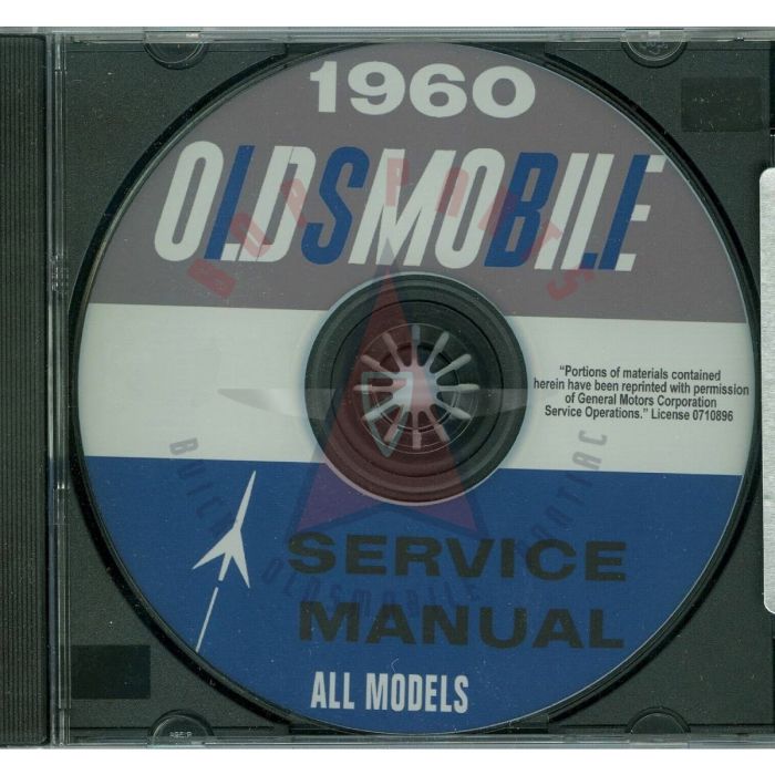 1960 Oldsmobile Shop Manual [CD]