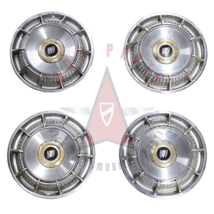 1962 Buick 15 inch Wheel Cover Hub Cap Set (4 Pieces) USED