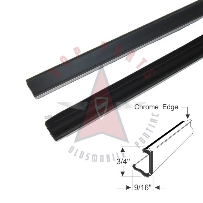 1963 1964 1965 1966 1967 1968 1969 1970 Buick, Oldsmobile, And Pontiac (See Details) Inner Window Sweeps (48-Inches) 1 Pair