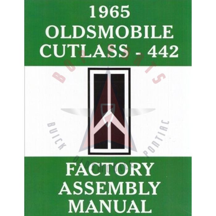 1965 Oldsmobile Cutlass and 442 Models Factory Assembly Manual [PRINTED BOOK]