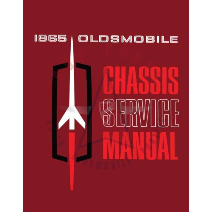 1965 Oldsmobile Service Manual [PRINTED BOOK]