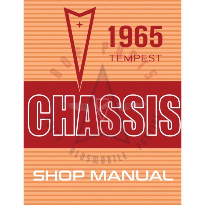 1965 Pontiac Tempest Shop Manual [PRINTED BOOK]