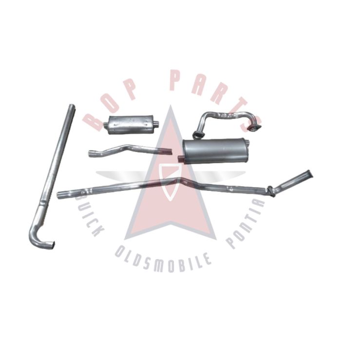 1965 1966 1967 1968 1969 1970 1971 1972 1973 1974 Oldsmobile Full Size V8 Models (See Details) Stainless Steel Single WITH 2 Muffler Exhaust System