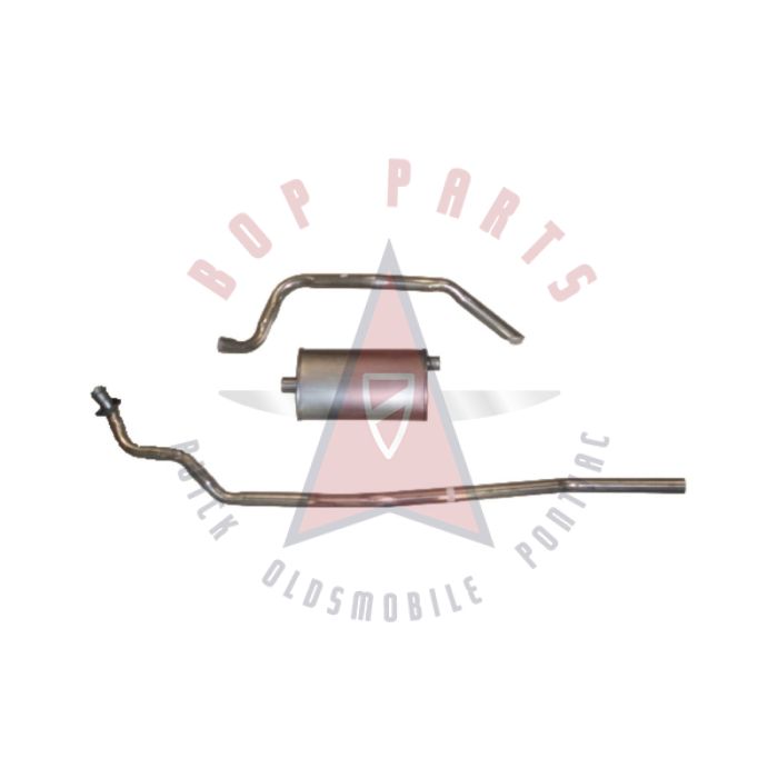 1967 1968 1969 1970 1971 Oldsmobile Cutlass and F-85 250 L6 Engine (See Details) Stainless Steel Single Exhaust System