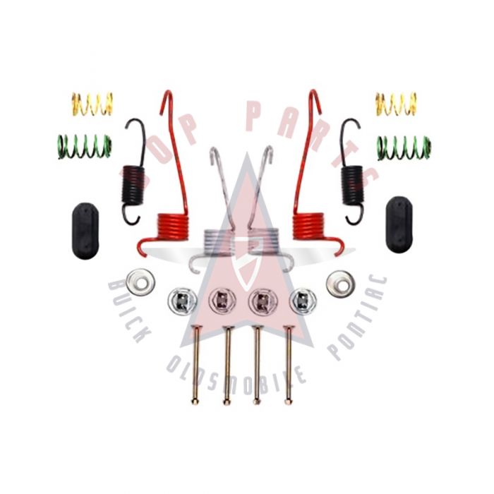 1971 1972 1973 1974 1975 1976 1977 Oldsmobile Rear Drum Brake Hardware Kit (22 Pieces)