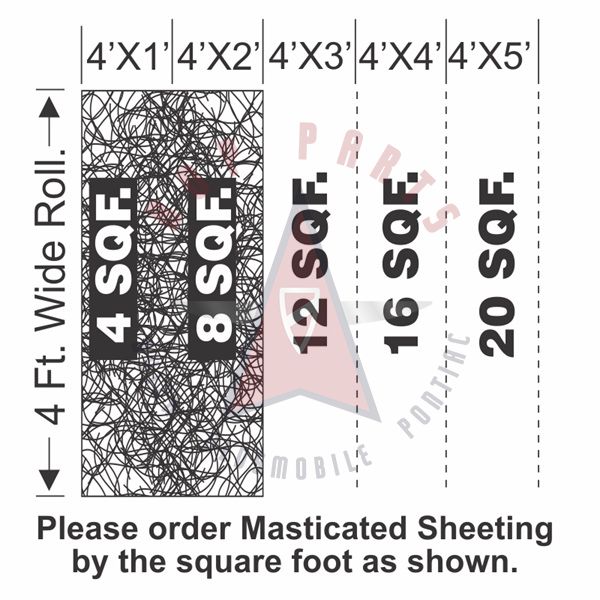 Universal Masticated Rubber Sheet (1 Piece)