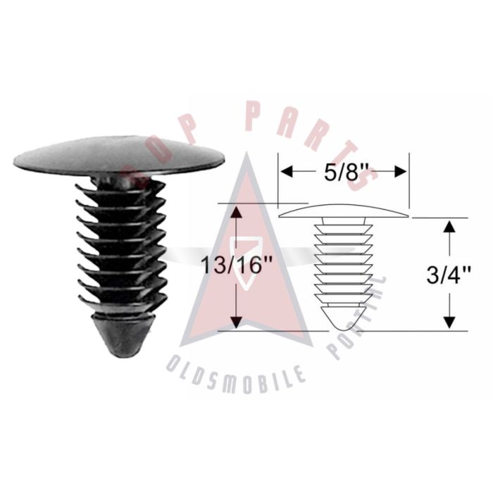 1956 1957 1958 1959 1960 Buick (See Details) Buick (See Details) Hood To Cowl Fastener Weatherstrip