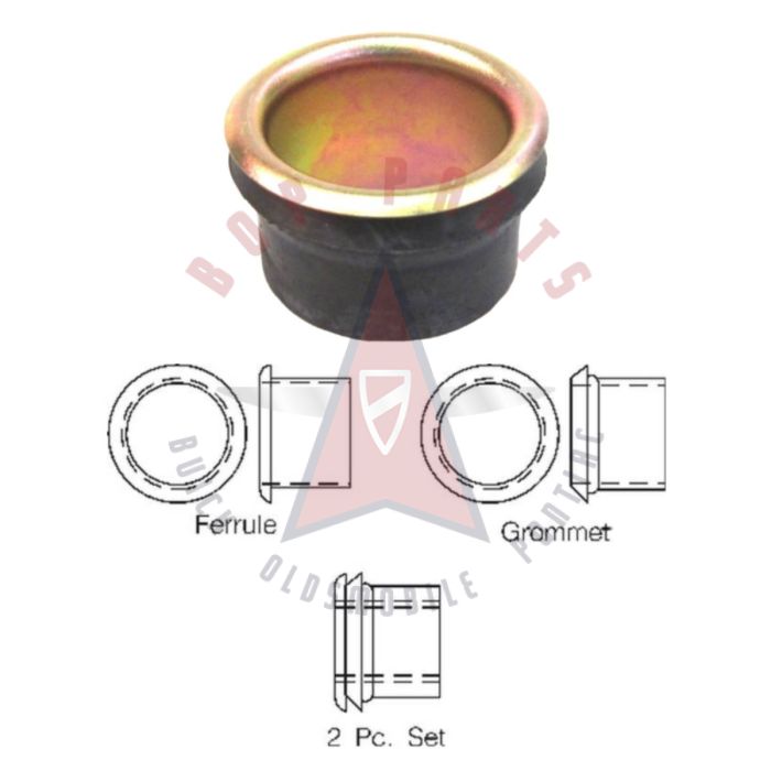 1941 1942 1946 1947 1948  Oldsmobile (See Details) Exterior Door Handle Ferrule and Grommet Set (2 Pieces)