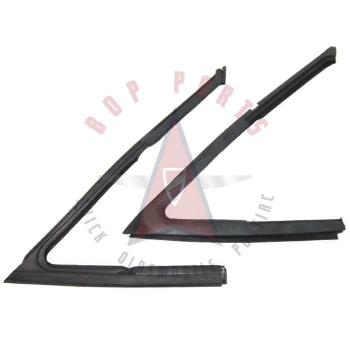 1963 1964 Buick, Oldsmobile, and Pontiac Sedan and Wagon Models (See Details) Front Door Vent Window Rubber Weatherstrips 1 Pair