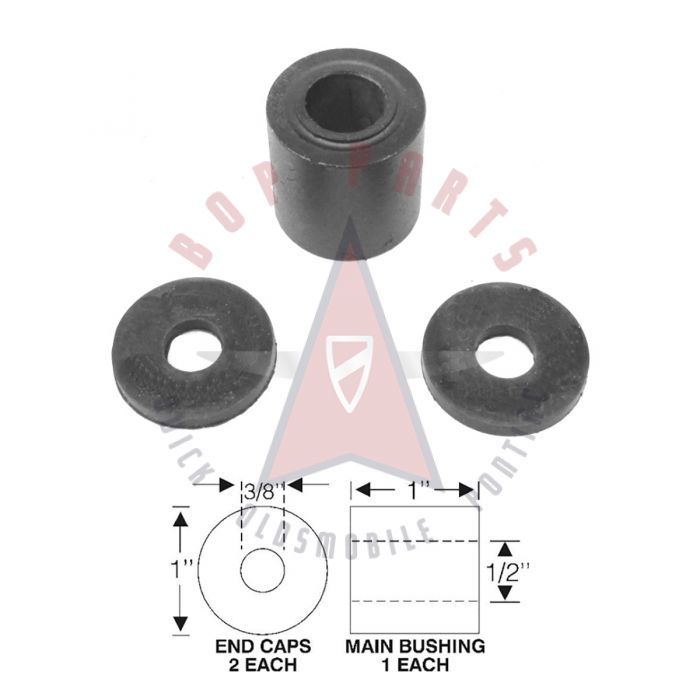 1941 1942 1946 1947 1948 1949 1950 1951 1952 1953 Buick (See Details) Clutch Equalizer Bushing And Seal Set (3 Pieces)